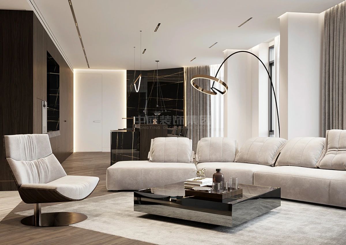 合景天匯105m&sup2;極簡風格案例